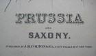 Original 1855 Colton Map Prussia Saxony Leipzig Posen Magdeburg Frankfurt Berlin