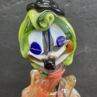 Vintage Large Murano  Art Glass Italy Figural Clown Liquor Decanter Bottle