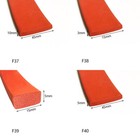 Square Silicone Foam Strip 5-50mm Rectangular Sealing Strip  High Temp Resistant
