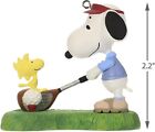 Hallmark Keepsake Snoopy Golf Ornament Set  2019 Golfer Bundle Set  Of 2- New