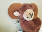 Vintage Dakin Pillow Pets Bighorn Sheep Brown Plush 18  X 20  Stuffed Animal