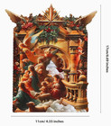 3d Popup Card-nativity Double-door Pop-up Greeting Card  Handmade 3d Christmas