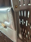 Vintage 1960s Metallic Silver Lam   Multi-way Handbag   Shoulder Bag