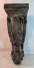 Large Architectural Corbel Shelf Black Distressed Wall Decor 14    Bracket Scroll