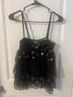 Vintage Victoria s Secret Sexy Little Things Black Polka Dot Lingerie Top 34b
