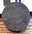 1855 Pei Canada Self Government Free Trade Token Nice Original Xf Chrc