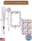 Supsloth Id Badge Holder With Retractable Badge Reel Clip And Lanyard  Cute C