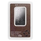 1 Oz Palladium Bar - Valcambi Suisse - 999 5 Fine Palladium - In Assay Card
