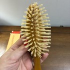 Vintage Avon Natural Performance Flair Brush 8  1982 Bristles Butterscotch Nib