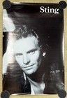 Vintage 1988 Sting Poster Original Rock Express 36x24 The Police Solo Era