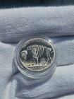 Hand Engraved Buffalo Nickel Double Side Hobo Nickel Skull   Skeleton