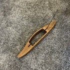 Vintage Handmade Wood Wooden Weaving Loom Shuttle - Smooth  Feels Good In Hand