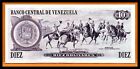 Venezuela Au Note 10 Bolivares October 1981 P-60 Different Prefixes Low Shipping