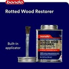 Bondo Rotted Wood Restorer  Penetrates Into Spongy  Dry-rotted Wood Fibers New