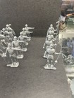 Vtg 1965 Marx Playset Silver Knights Toy Soldiers Plastic Miniatures X40 Lot