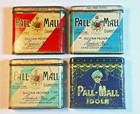4x Pall Mall Vertical Pocket Cig  Tobacco Tins  1914-1918 Era  4 Different Pcs 