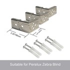 Zebra Blind Metal Mounting Brackets Window Shades Fittings Window Treatment R   