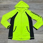Justice Active Full Zip Up Green Activewear Hooded Jacket Youth Unisex Size 8 10