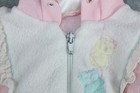 Vintage 1980s Childwise Pastel Bear Fleece Jacket 3-6 Mo  Pink