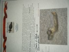 3  1 2  In  Artifact Drilled Popped-eyed Saddle Birdstone From Michigan W  Coa