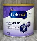 Lot Of 4 Enfamil Gentlease Infant Formula Milk Based Powder W iron 19 9oz 08 26 