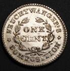 1837 Feuchtwanger Cent Hard Times Token   268 Choice Bu  2