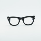 Tom Ford Ft5872-b 001 Shiny Black clear Blue Light Block 48mm Eyeglasses New    