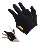 2pcs 3 Fingers Billiard Gloves Left Hand Snooker Glove Pool Professional Glove
