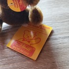Vintage 3 Inches Steiff Teddy Bear Dark Brown 0206 11 Germany Tags And Button