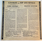 33 Rpm 10  Bing Crosby Walt Disney s Ichabod Sleepy Hollow 1949 Decca Dlp 6001