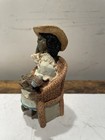 Vtg Young   s Collectibles Black Americana Woman With Violin Resin 4    High  D4