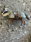 Schleich Horse Lot Of 7 Figures Retired War Horse  Mares  Foals Family Set