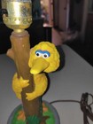 Vintage 1970s Child s Sesame Street Big Bird Muppets Lamp - Works -no Shade 12 