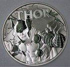 Thor Marvel Series 2018 1 Oz  999 Pure Silver Coin In Capsule Tuvalu Perth Mint