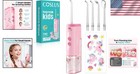 Kids Portable Flosser  4 Modes  Storable Nozzles  Bpa-free - Lightweight Design