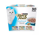Purina Fancy Feast Variety Pack Seafood  Fish  Tuna   Salmon Cat Food - 3oz 30ct