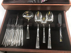 Classic Rose By Reed   Barton Sterling Silver 67 Piece Service For 12 With Chest