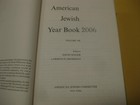 2006 American Jewish Year Book Record Of Events English Judaica Americana