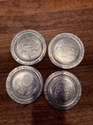 Paris Hotel Casino Las Vegas  1 One Dollar Gaming Token Set Of 4 Poker Slots 