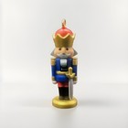 Hallmark Keepsake Miniature Christmas Ornament Teensy Nutcracker Tiny Blue 2017
