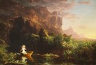 Set Of 4 The Voyage Of Life By Thomas Cole Giclee Fine Art Print Repro On Canvas