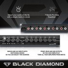 Black Diamond 7-band Stereo Equalizer crossover Pre Amp Equalizer - Eq7ls