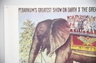 Vintage Barnum Bailey Circus Poster Jumbo Elephant Banner Carnival Side Show