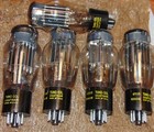 Set Of Five  5  Tung-sol 6520 421a 6080 Vintage Tubes 1960 Usa Working Excellent