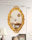Gold Mirror Tray Vintage Vanity Tray For Dresser Perfume Storage Decorative Mirr