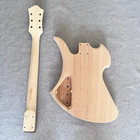 Diy Mockingbird Electric Guitar Kit Mahogany Body Maple Neck Cr Part Bolt-on 24f