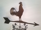New All Weather Steel Rooster Weathervane Free Shipping