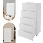 5-tier Storage Dresser White Drawer Dressers Storage Chest Of Drawers W drawers