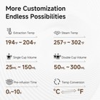 Hibrew Espresso Machine Coffee Emperature Pre-brewing Time Programmable H10b H0t