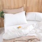 Linen World French Linen Pillowcase Set Of 2 - Stone Washed moisture-absorbin   